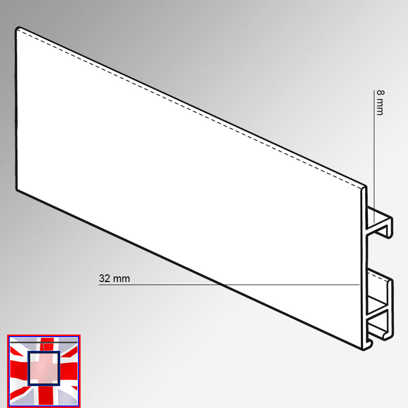 Max Clip Rail Heavy-Duty Kit, Hooks & Picture Rail for Heavy Frames (Wall Hanging)