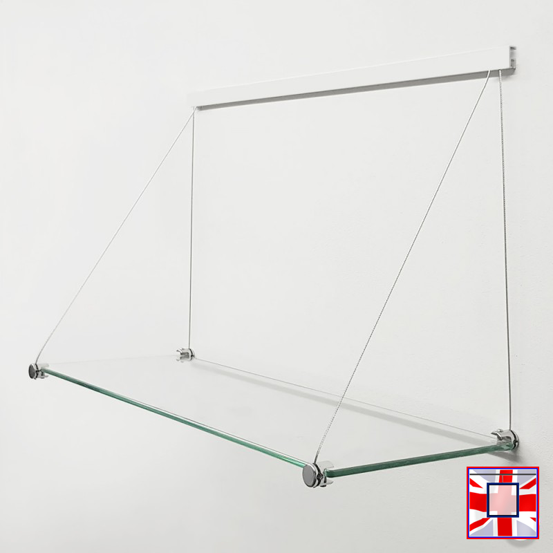 Cables & Supports Only Clip Rail Shelf Kits