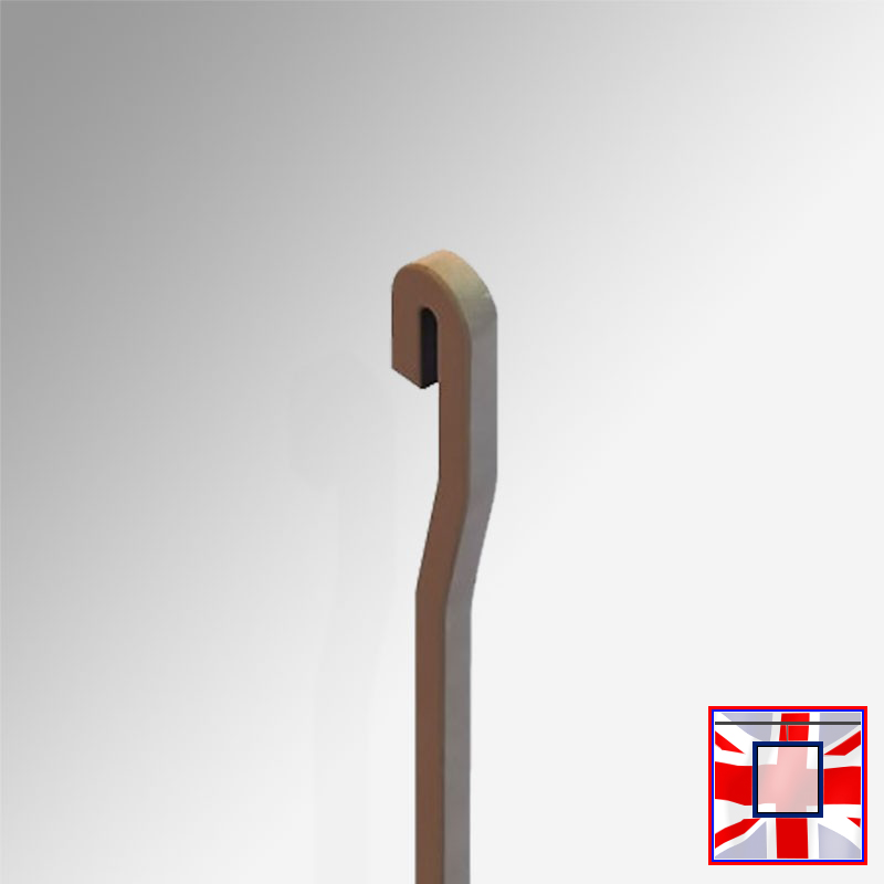 4mm Steel Picture Hanger (C Rail, P Rail & J Rail), Straight Hanging Rod
