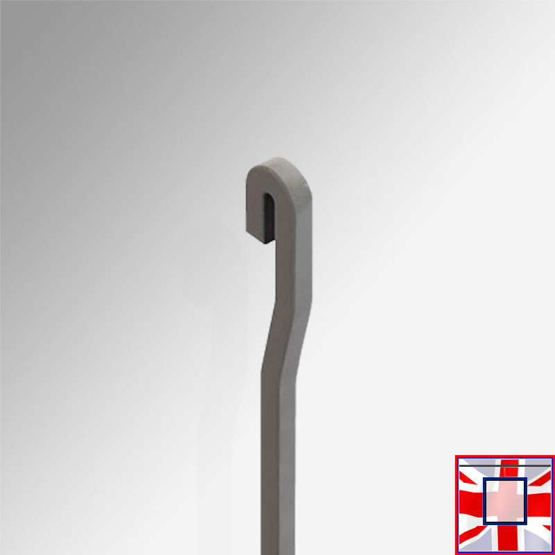 4mm Steel Picture Hanger (C Rail, P Rail & J Rail), Straight Hanging Rod