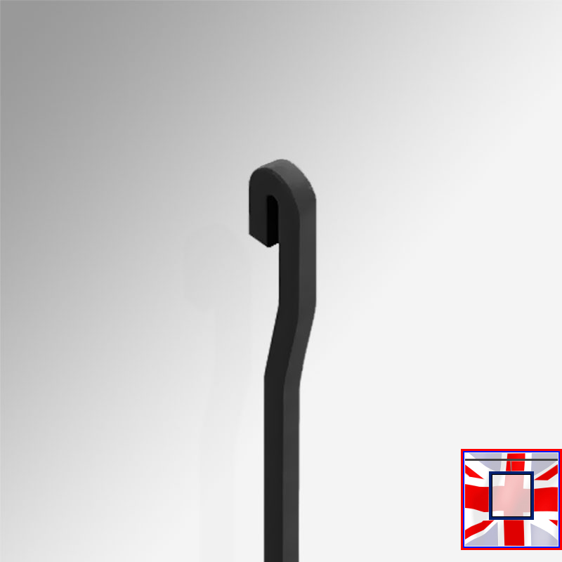 4mm Steel Picture Hanger (C Rail, P Rail & J Rail), Straight Hanging Rod