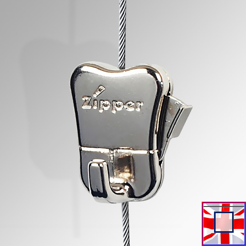 Zipper Hook (Pack of 10), 20kg Picture Hanger