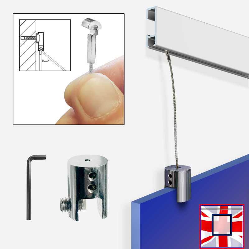 Hanging Panel Kits for Picture Rails (Clip Rail Gallery Systems)