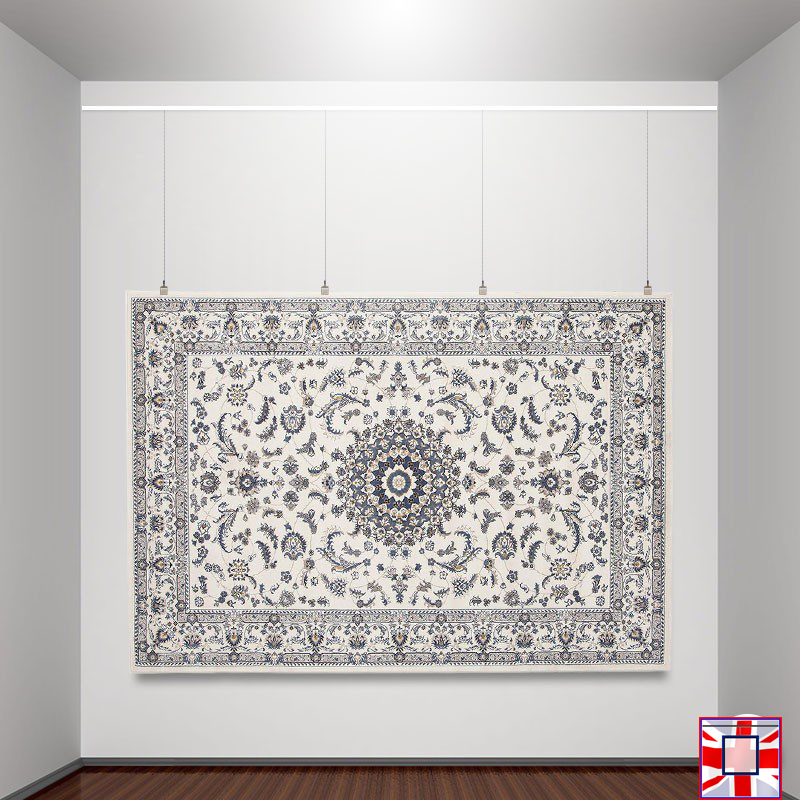 Solution for Rug Hanging with Clip Rail