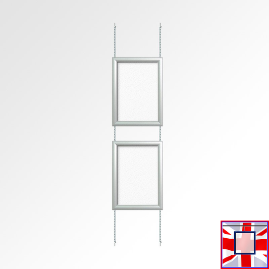 A3 Click Frame Kit with Fixed Chains (Ceiling to Floor)