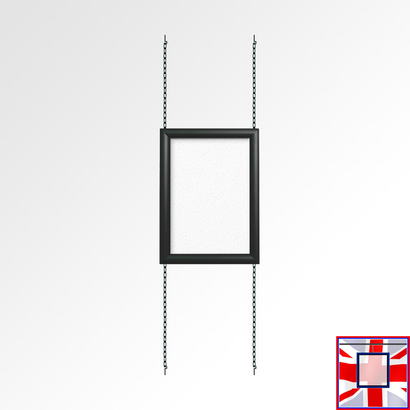 A3 Click Frame Kit with Fixed Chains (Ceiling to Floor)
