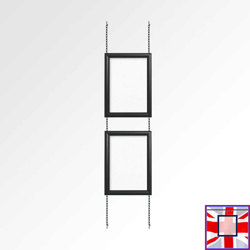 A3 Click Frame Kit with Fixed Chains (Ceiling to Floor)