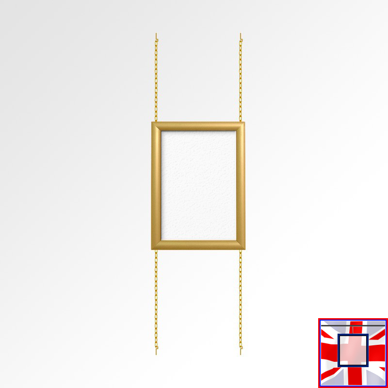 A3 Click Frame Kit with Fixed Chains (Ceiling to Floor)
