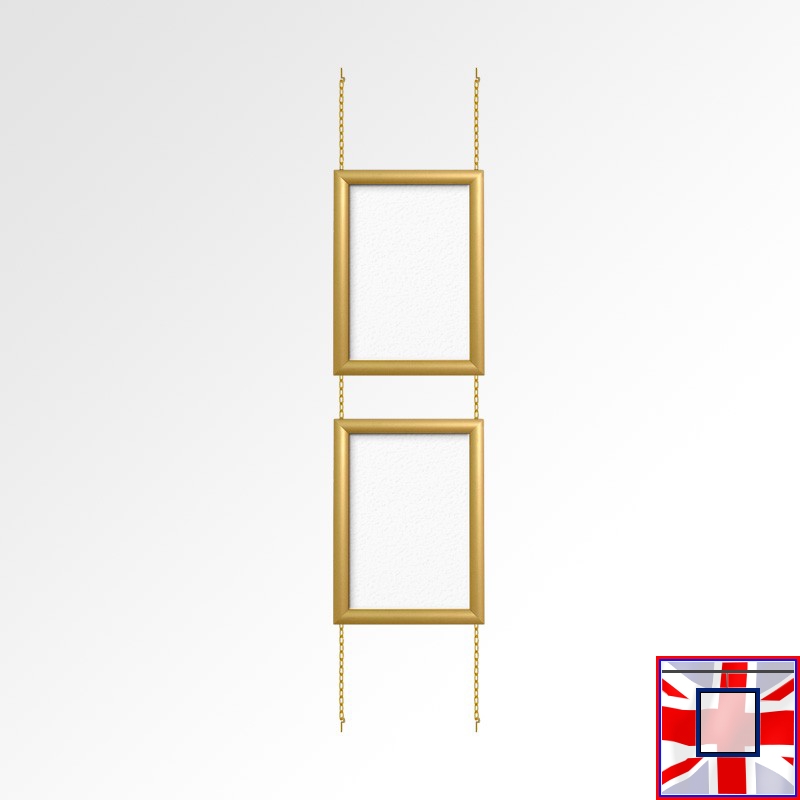 A3 Click Frame Kit with Fixed Chains (Ceiling to Floor)