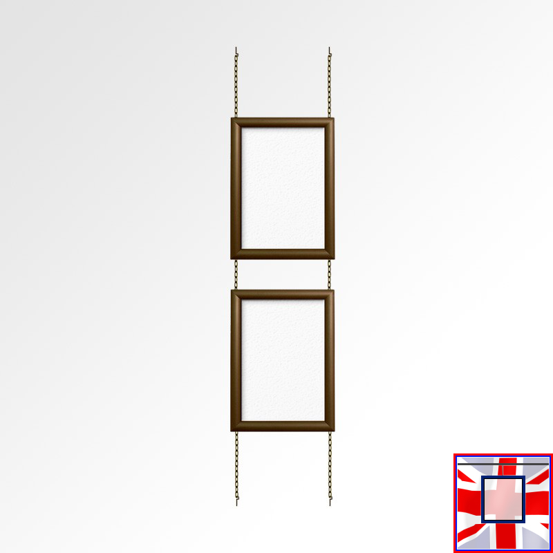 A3 Click Frame Kit with Fixed Chains (Ceiling to Floor)