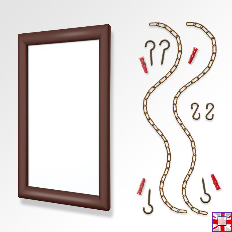 A3 Click Frame Kit with Fixed Chains (Ceiling to Floor)