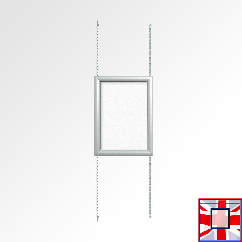 A3 Click Frame Kit with Fixed Chains (Ceiling to Floor)