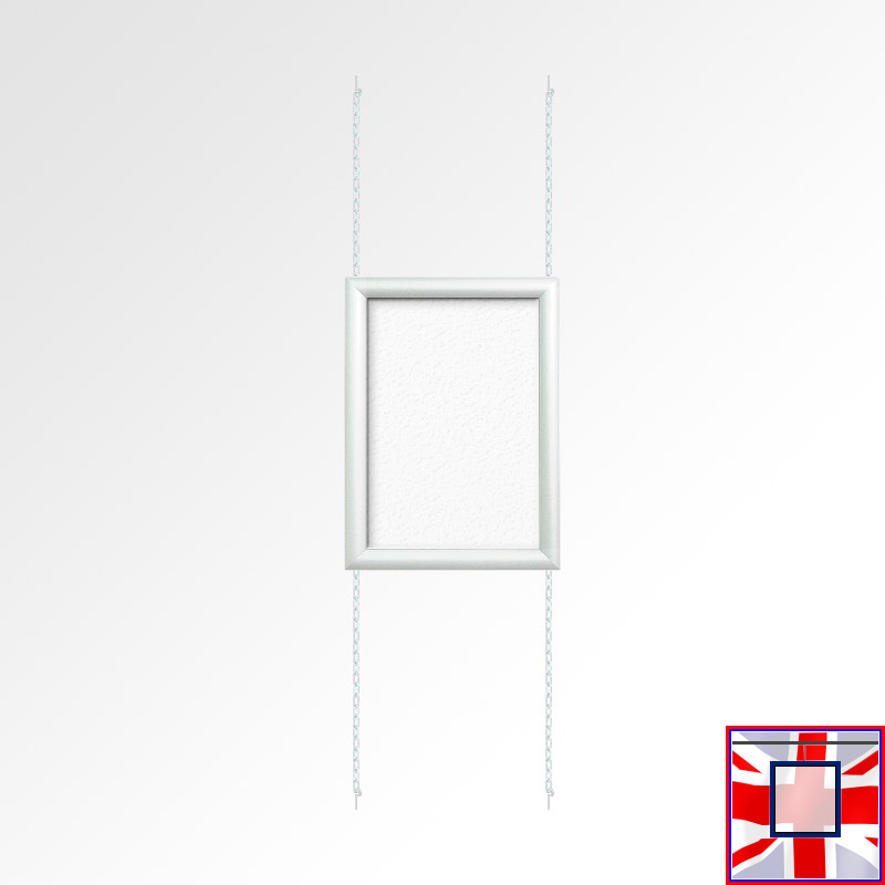 A3 Click Frame Kit with Fixed Chains (Ceiling to Floor)