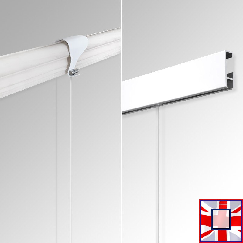 Nylon Hanging Wire for Picture Rails & Moulding Hooks, Clear Perlon Cord & Barrel Anchor