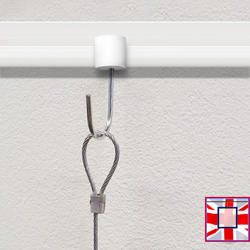 Anchor Basic Rail, for Eyelets Loops Hanging & Banner (P Rail, C Rail & J Rail)