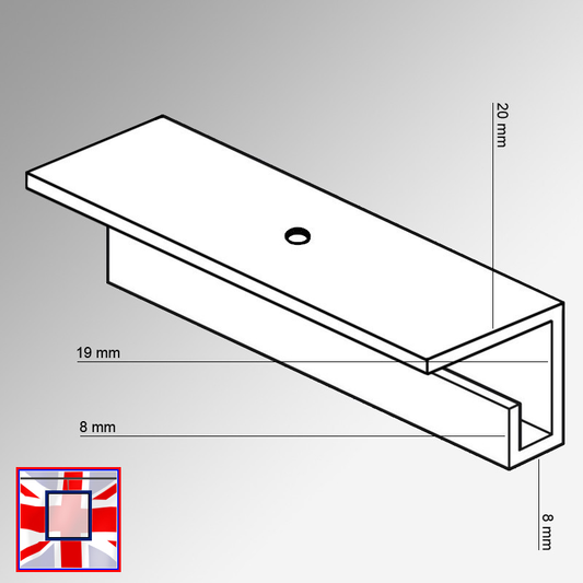 3m Heavy-Duty Ceiling Gallery Hanging Kit – All-in-One C Rail Track & Picture Hooks System