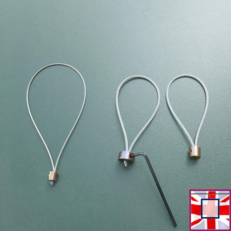 Wire Cable Sliders, Brass Studs & Fasteners