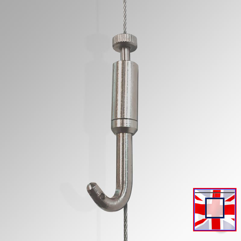Extra-Strong Picture Hanger, 40kg – Pack of 10 Captain Hooks