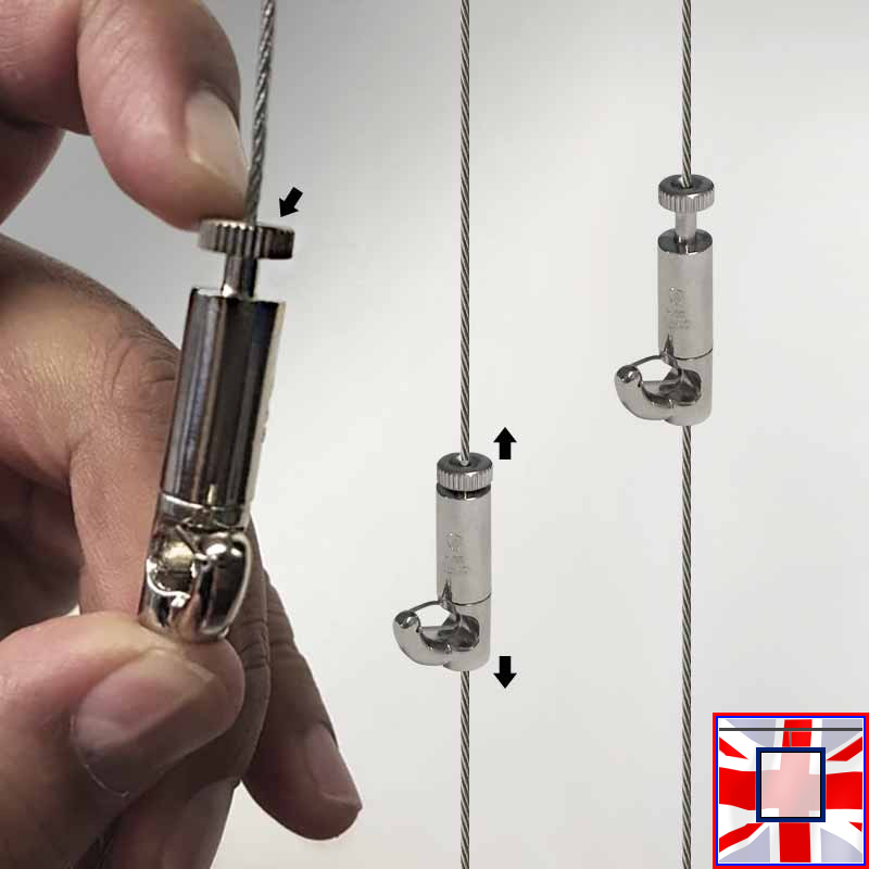 30kg Picture Hangers with Theft Protection – Captain Hook Security (10-Pack)