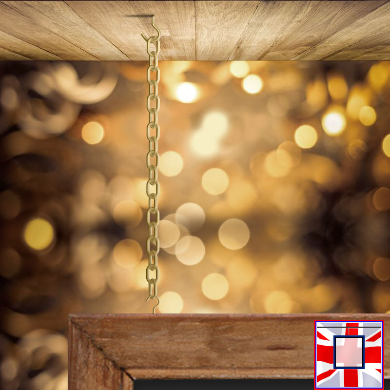 Brass Chain Ceiling Hanging Kit