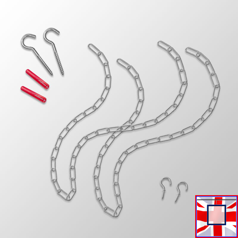 Silver Chain Ceiling Hanging Kit