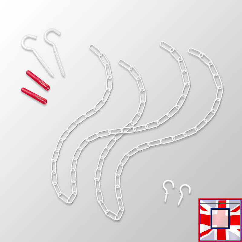 Hanging White Ceiling Kit Chain