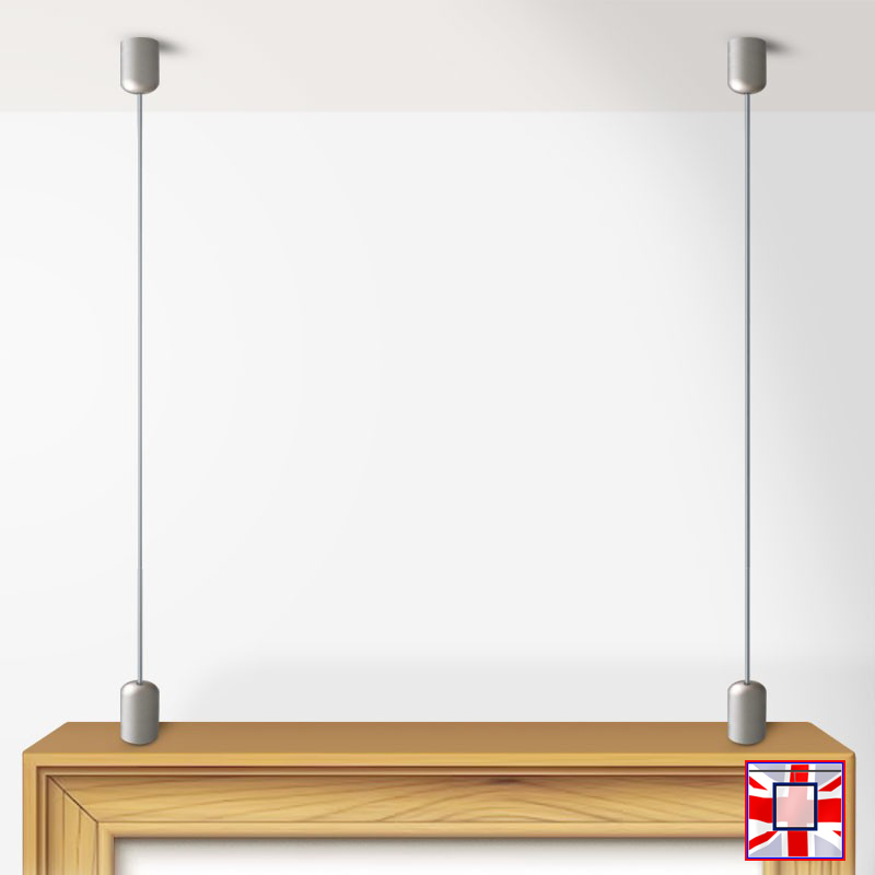 Hanging Cable Kit – 2m Frame-to-Ceiling System
