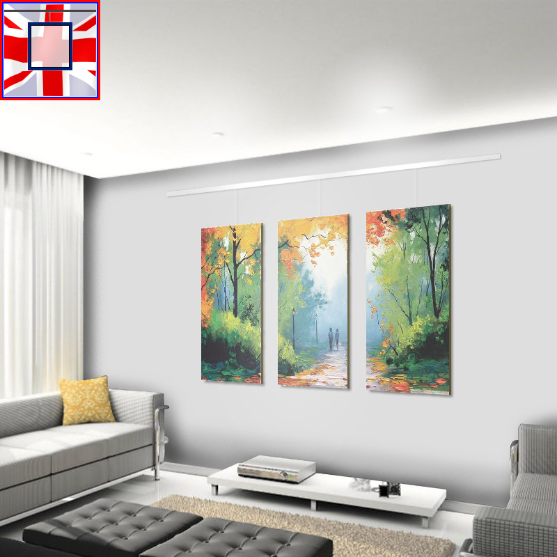 Perlon Cord & Clip Rail Anchor for Picture Hanging