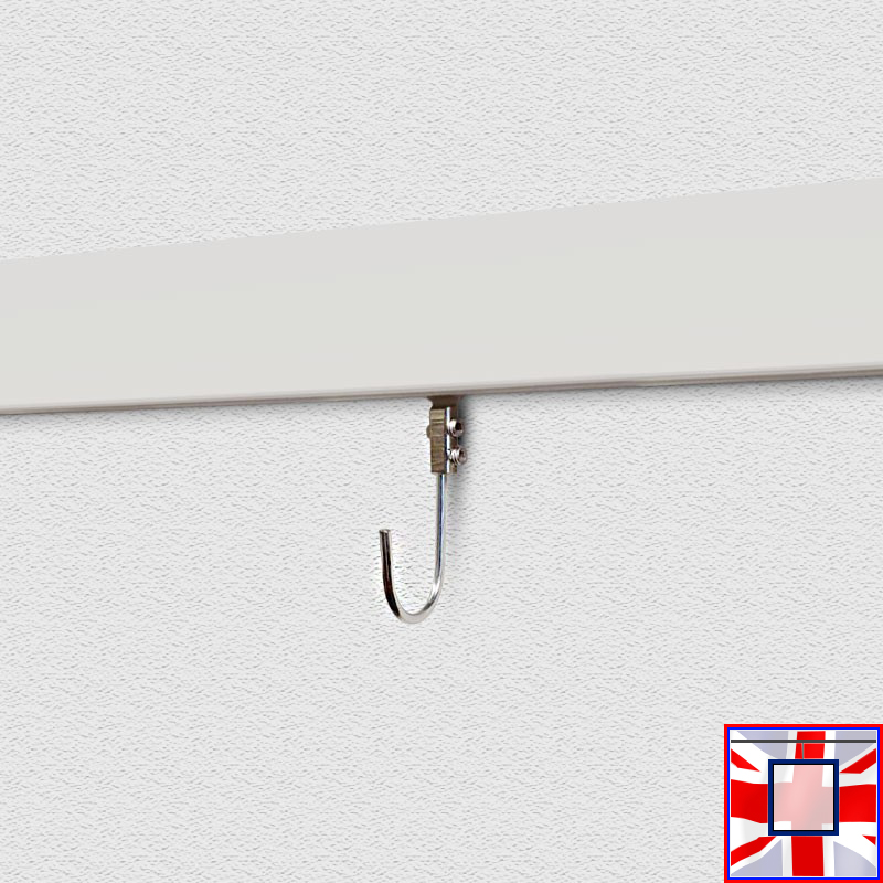 Track Kit & Eyelet Hooks Set (Banner Hanging Rail Clip)