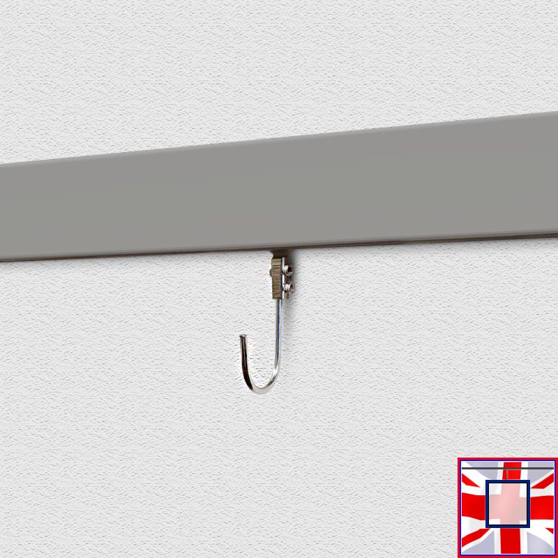 Banner Rail Clip Kit (Hooks Track & Set Eyelet Hanging)
