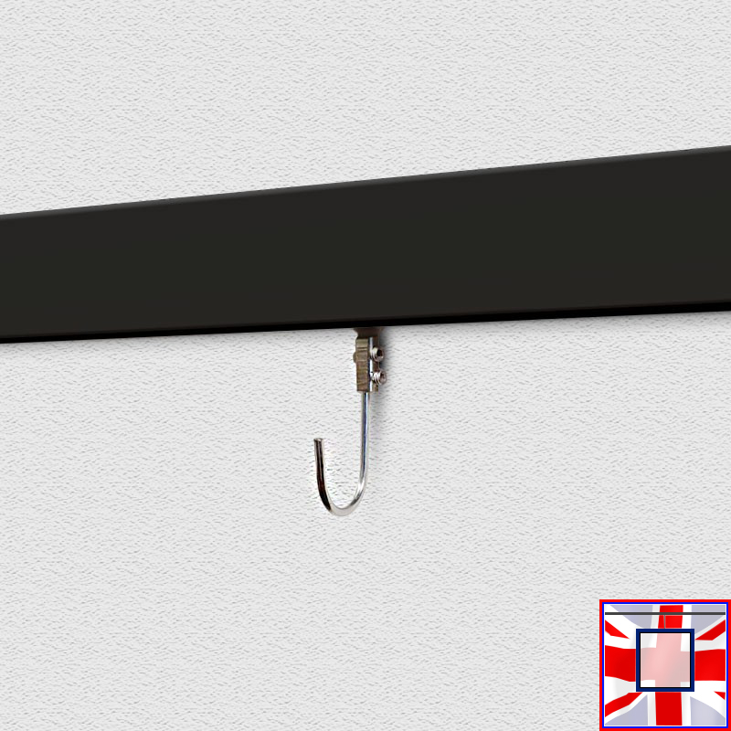 Track Kit & Eyelet Hooks Set (Banner Hanging Rail Clip)
