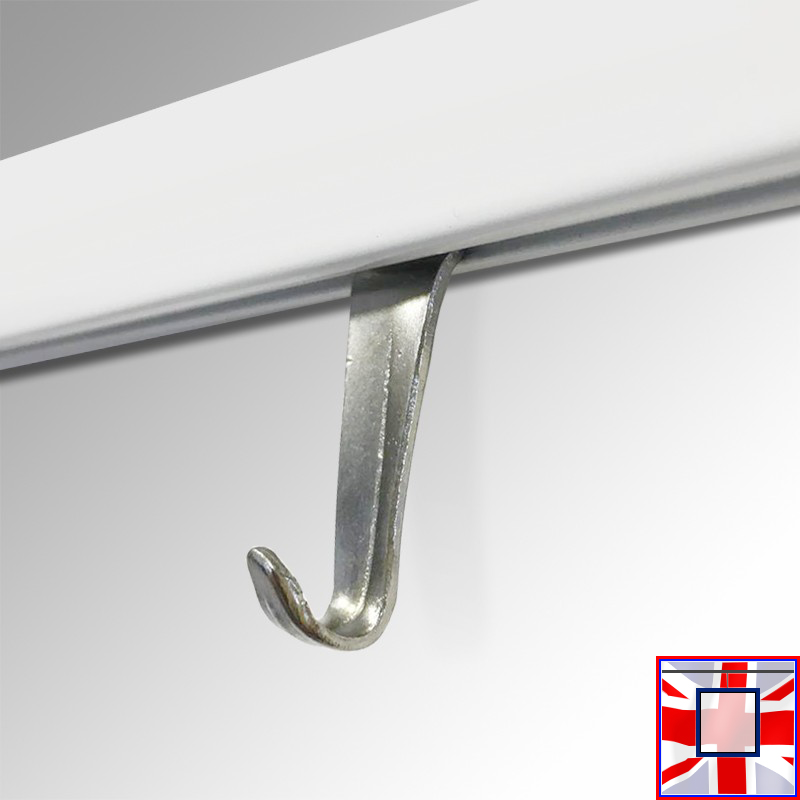 Hanger Clip Anchor Rail 10kg Hook Chrome Picture Rail