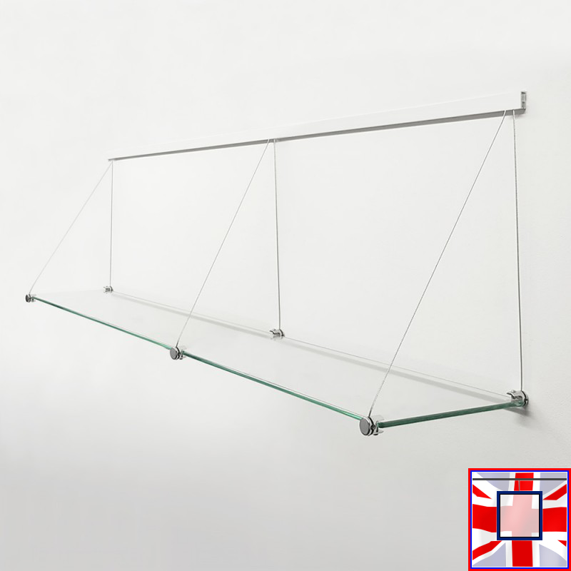 Cables and Supports for Clip Rail Shelf Kits Only