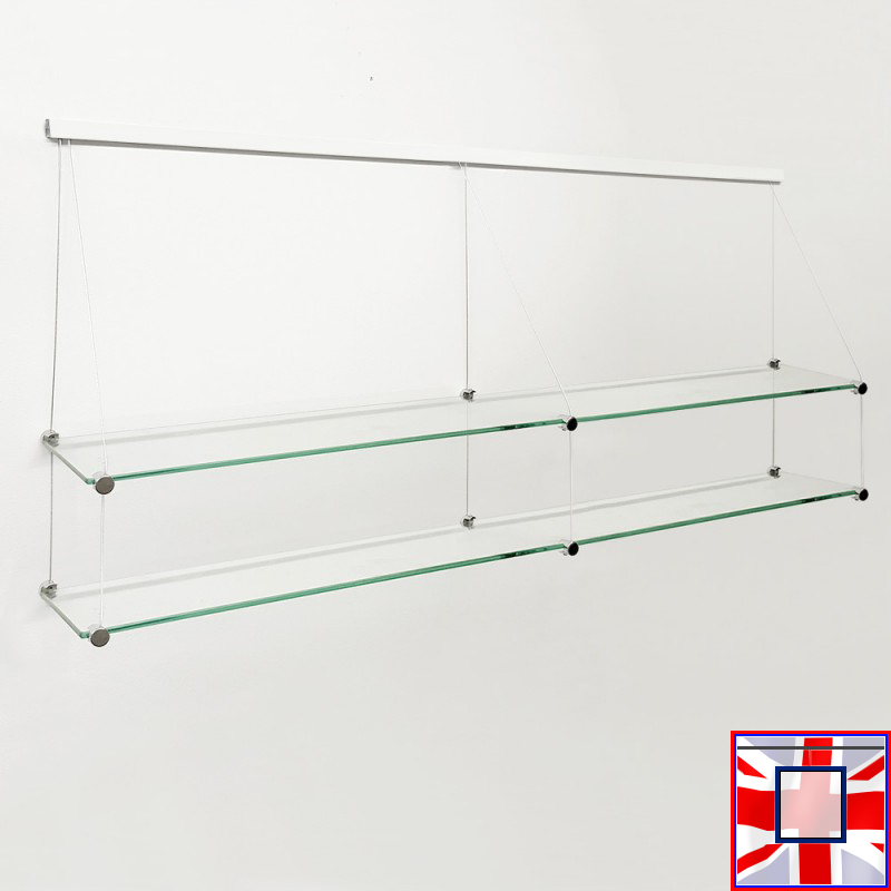 Cables and Supports for Clip Rail Shelf Kits Only