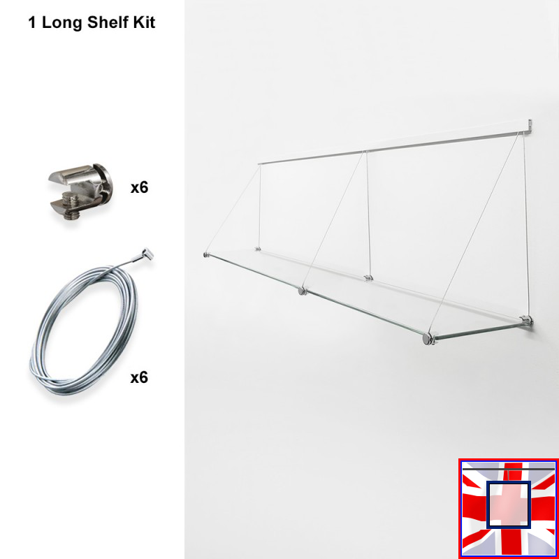 Shelf Kits (Clip Rail, Cables & Supports Only)