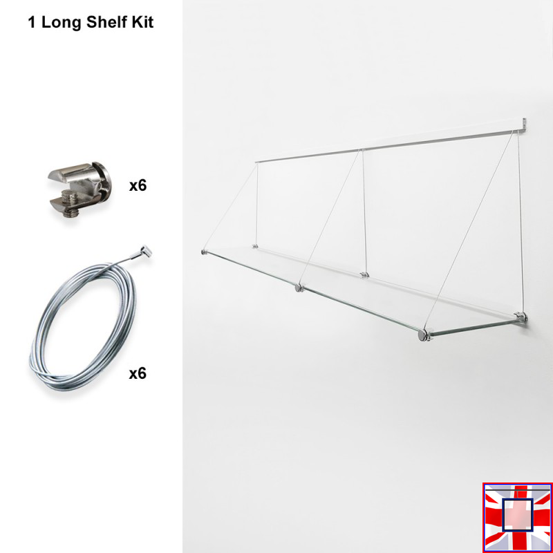 Shelf Kits (Clip Rail, Only Cables & Supports)