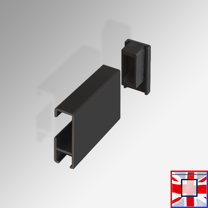 Cap End / Piece, for Smart Tracking Clip Rail (Fitting Installation)