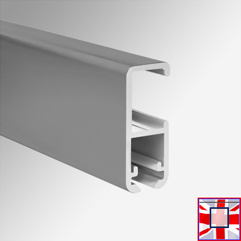 Smart Rail Clip, 3m & 2m Black White Silver Track (Picture Rail Heavy Duty)