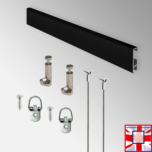 TV Hanging Clip Rail Kit (Picture Rail With Wall Mount Monitor