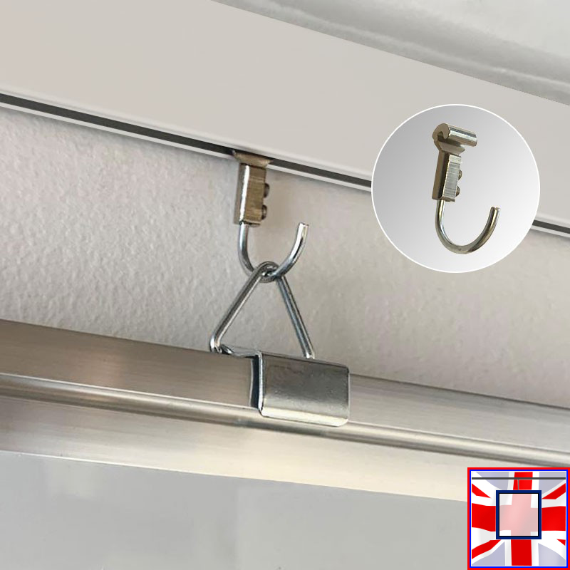 Board White Rail Clip Hanger