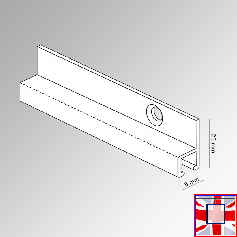 Deco Cornice Picture Rail, 2m & 3m 'Hidden' Heavy Duty Hanging Track