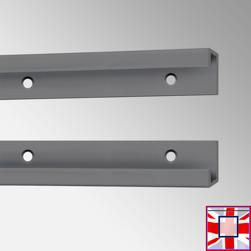 Flush-Mount Picture Display Rail Kit – Top & Bottom Track