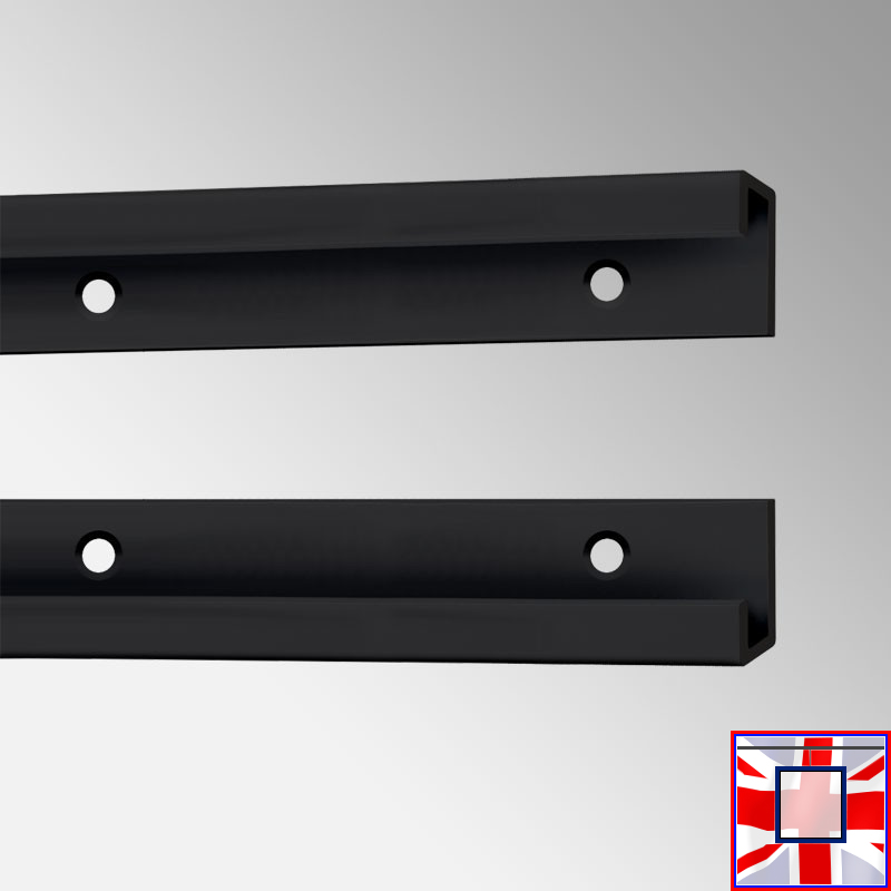 Flush-Mount Picture Display Rail Kit – Top & Bottom Track