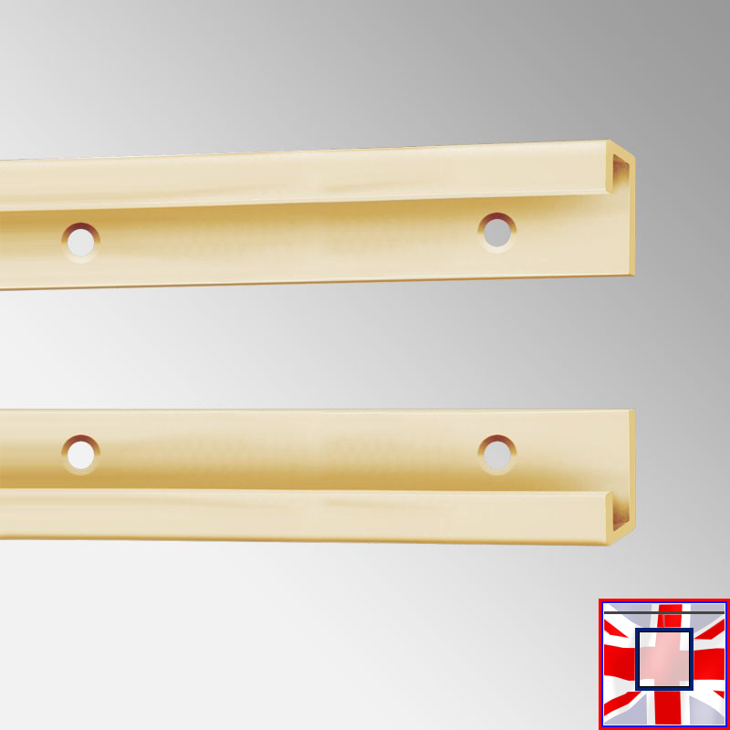 Flush-Mount Picture Display Rail Kit – Top & Bottom Track