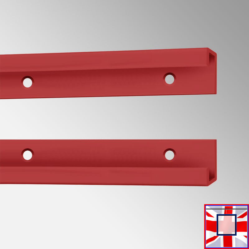 Flush-Mount Picture Display Rail Kit – Top & Bottom Track