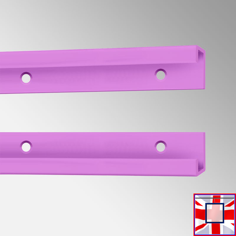 Flush-Mount Picture Display Rail Kit – Top & Bottom Track