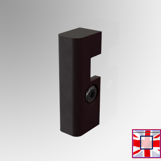 Anti-theft Fitting for 4mm Steel Rods, Hanging Rod Security Hood (J Rail & C Rail)