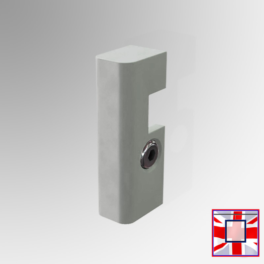 Anti-theft Fitting for 4mm Steel Rods (J Rail & C Rail), Hanging Rod Security Hood