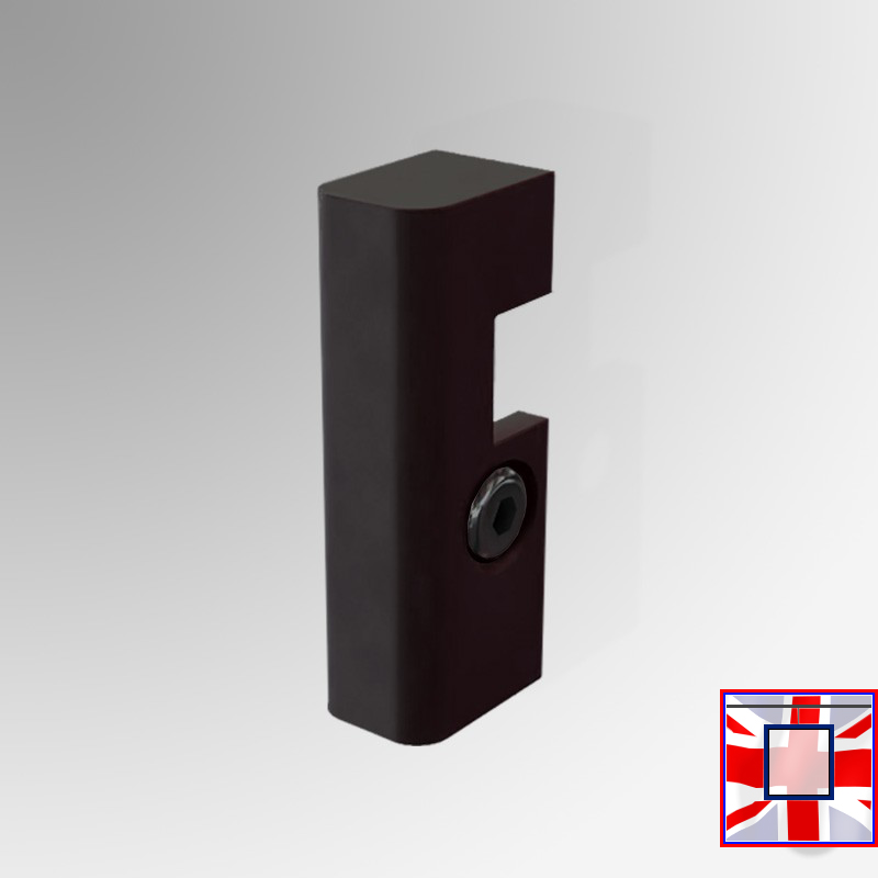 Anti-theft Fitting for 4mm Steel Rods (J Rail & C Rail), Hanging Rod Security Hood