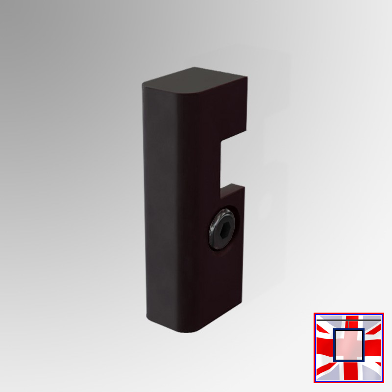 Anti-theft Fitting for 4mm Steel Rods (J Rail & C Rail), Hanging Rod Security Hood